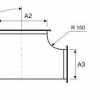 Вентиляция прямоугольная тройник