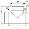 Вентиляция круглая тройник